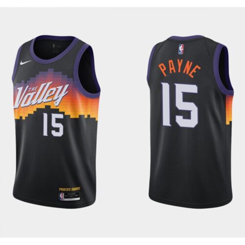 68645c85d679c_1 Men's Phoenix Suns #15 Cameron Payne Black City Edition Stitched Jersey