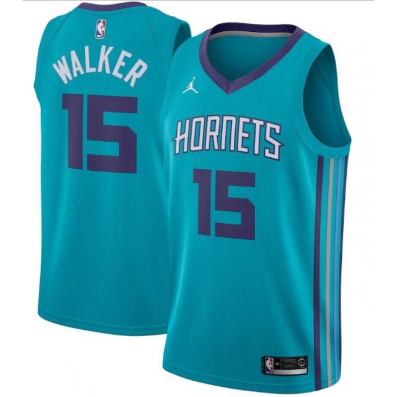68645cb1a5e9e_1 Men's Charlotte Hornets #15 Kemba Walker Teal Icon Edition Swingman Stitched Jersey
