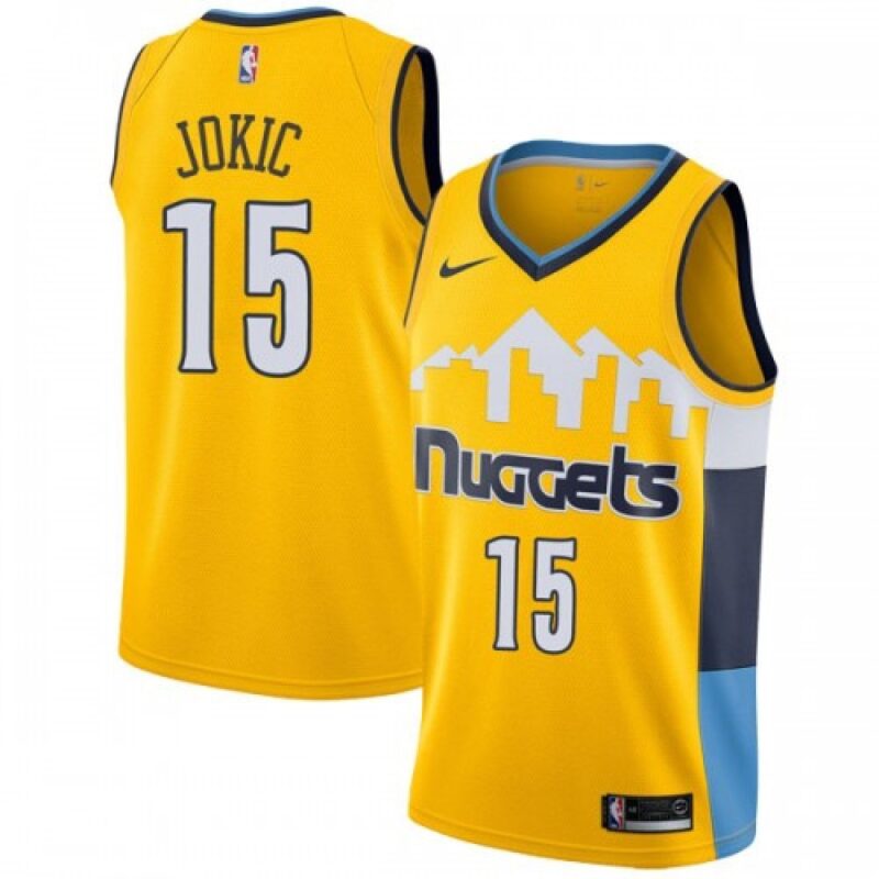 68645cf73ba04_1 Men's Denver Nuggets #15 Nikola Jokic Yellow Swingman Stitched NBA Jersey