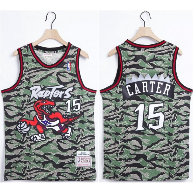 68645d2ddaa25_1 Men's Toronto Raptors #15 Vince Carter Woodland Camo Swingman Throwback Stitched Jersey