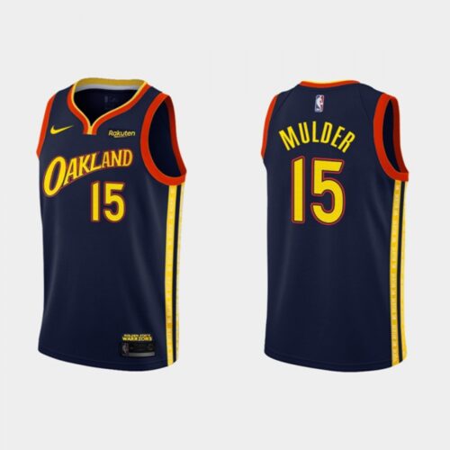 68645d80b55e2_1 Men's Golden State Warriors #15 Mychal Mulder 2020-21 Navy City Edition Stitched NBA Jersey