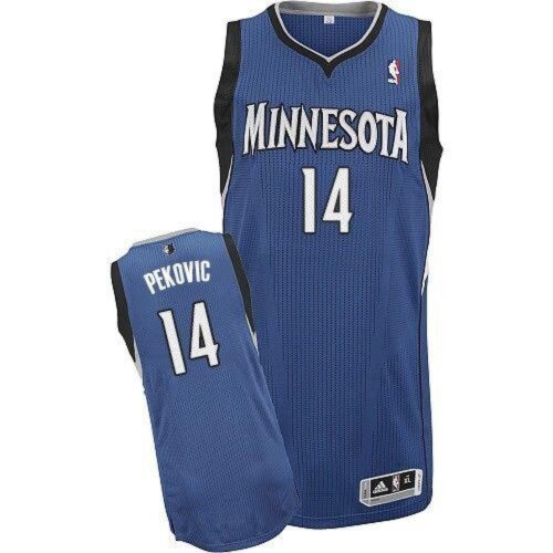 68645dbe757e4_1 Revolution 30 Timberwolves #14 Nikola Pekovic Blue Stitched NBA Jersey