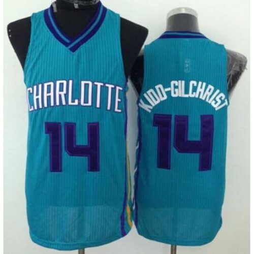 68645dc613346_1 Revolution 30 Hornets #14 Michael Kidd-Gilchrist Light Blue Stitched NBA Jersey