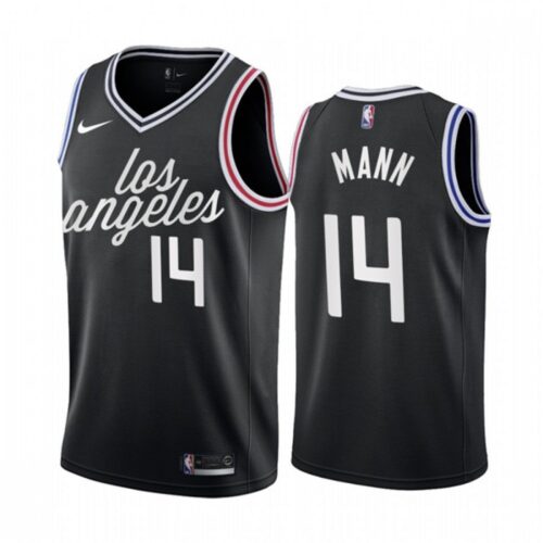 68645e341575c_1 Men's Los Angeles Clippers #14 Terance Mann 2022/23 Black City Edition Stitched Jersey