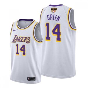 68645e49b5a67_1 Men's Los Angeles Lakers #14 Danny Green 2020 White Finals Bound Association Edition Stitched Jersey