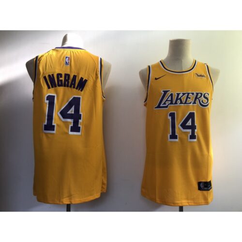 68645e5891851_1 Men's Los Angeles Lakers #14 Brandon Ingram Gold Icon Edition With WISH Patch Stitched NBA Jersey
