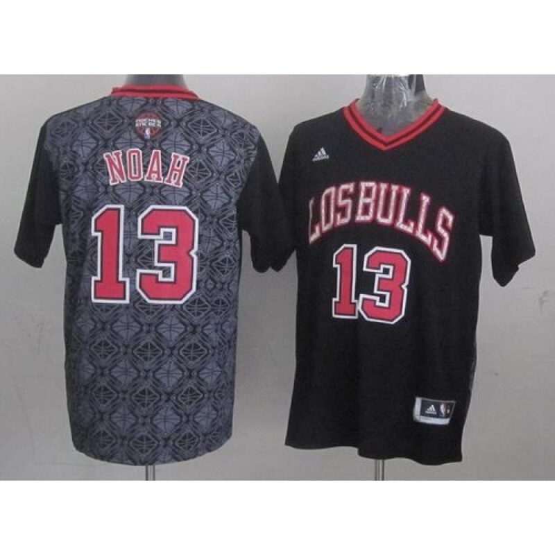 68645f2028601_1 Bulls #13 Joakim Noah Black New Latin Nights Stitched NBA Jersey
