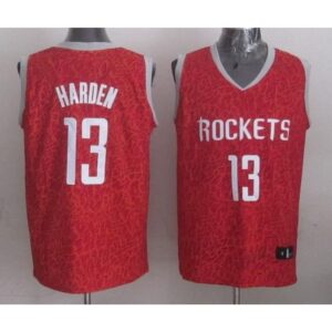 68645f9ac4d89_1 Rockets #13 James Harden Red Crazy Light Stitched NBA Jersey