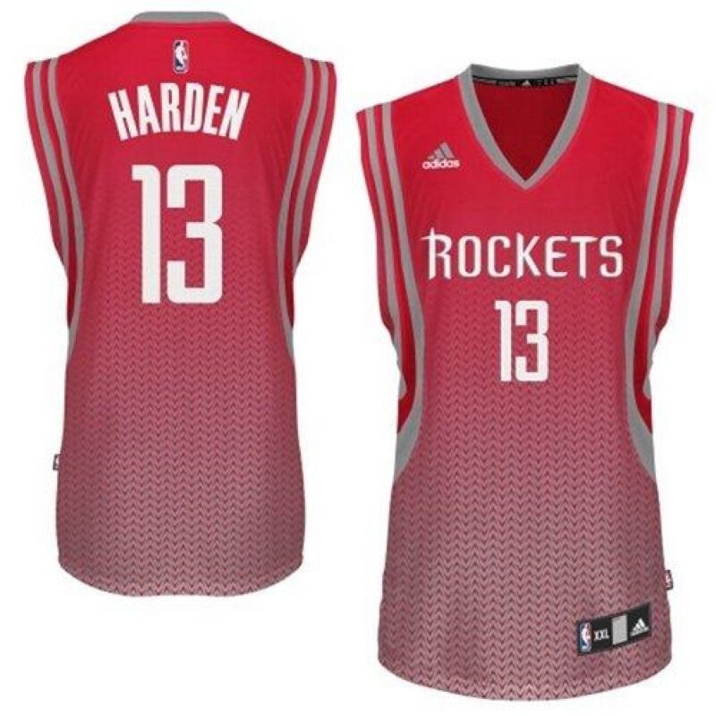 686460c290b5d_1 Rockets #13 James Harden Red Resonate Fashion Swingman Stitched NBA Jersey