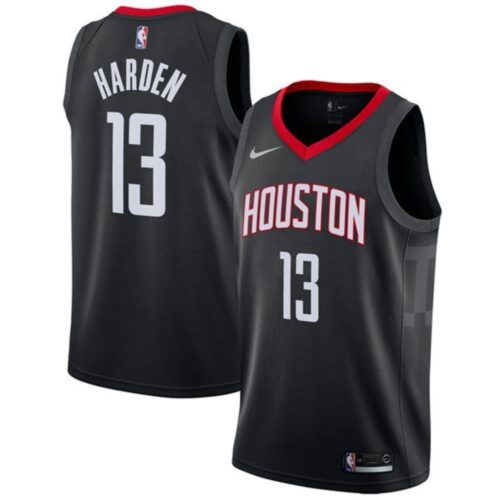 686460c99230e_1 Men's Houston Rockets #13 James Harden Black Swingman Statement Stitched NBA Jersey