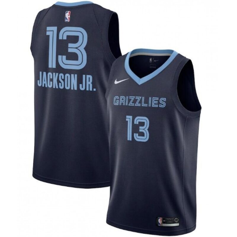 68646147d48ce_1 Men's Memphis Grizzlies #13 Jaren Jackson Jr. Navy Icon Edition Stitched Jersey