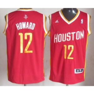 6864618a28f4e_1 Revolution 30 Rockets #12 Dwight Howard Red Alternate Stitched NBA Jersey