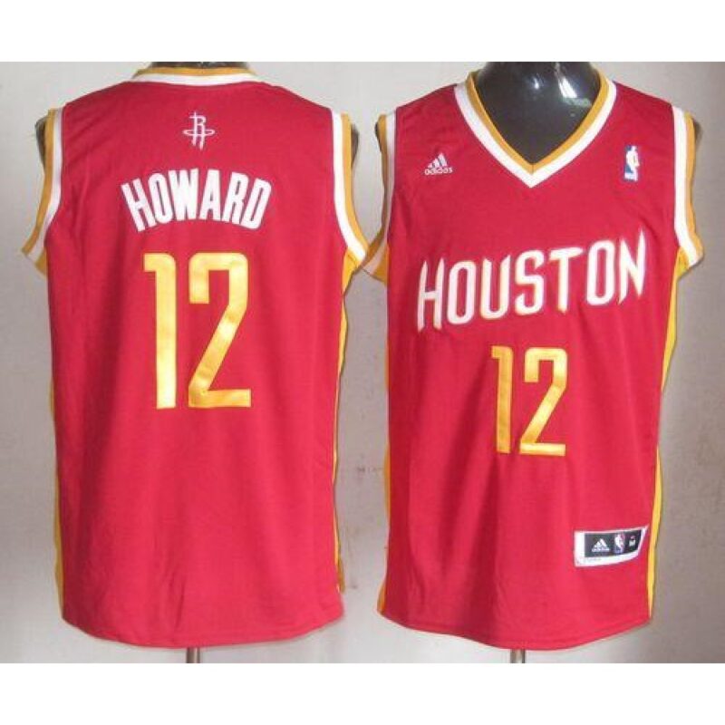 6864618a28f4e_1 Revolution 30 Rockets #12 Dwight Howard Red Alternate Stitched NBA Jersey