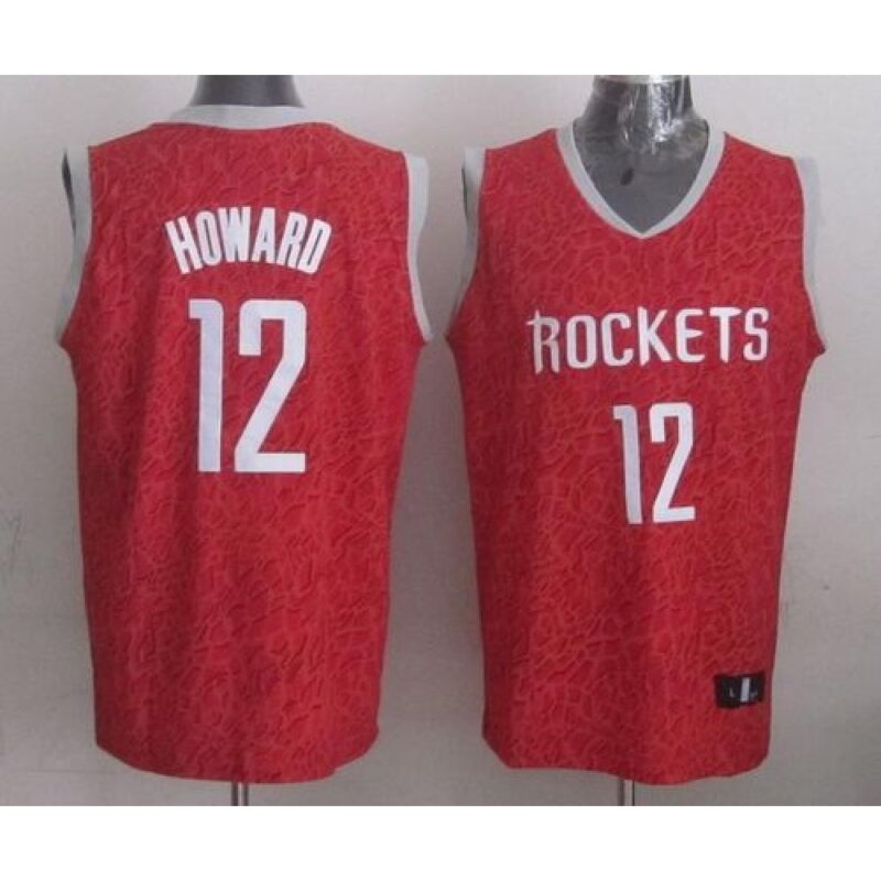 6864618e2a231_1 Rockets #12 Dwight Howard Red Crazy Light Stitched NBA Jersey