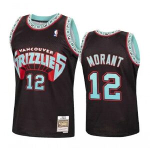686461f915f5a_1 Youth Memphis Grizzlies #12 Ja Morant Black Swingman Stitched Basketball Jersey