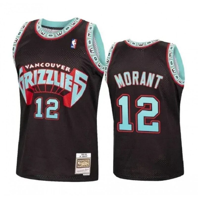 686461f915f5a_1 Youth Memphis Grizzlies #12 Ja Morant Black Swingman Stitched Basketball Jersey
