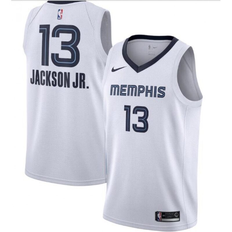 68646206e6cc3_1 Men's Memphis Grizzlies #13 Jaren Jackson Jr. White Association Edition Stitched Jersey
