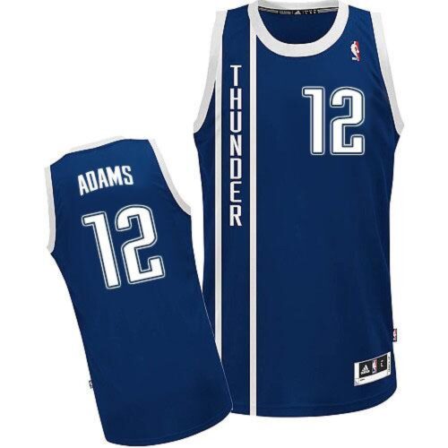 6864621c4c36e_1 Thunder #12 Steven Adams Blue Alternate Stitched NBA Jersey
