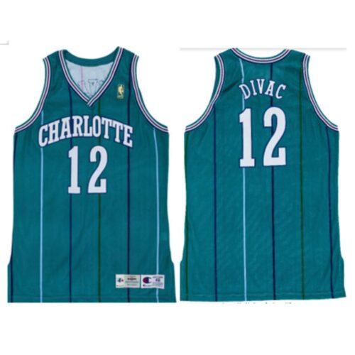 686462ae1cac7_1 Men's New Orleans Hornets #12 Vlade Divac Light Blue Stitched Jersey