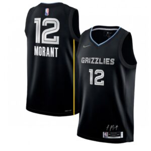 686462b52d018_1 Men's Memphis Grizzlies #12 Ja Morant 75th Anniversary Select Series Rookie of the Year Swingman Stitched Jersey