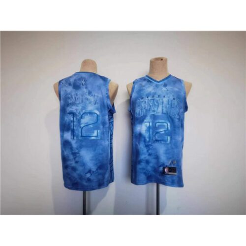 686462e81dc49_1 Men's Memphis Grizzlies #12 Ja Morant Blue Stitched Jersey