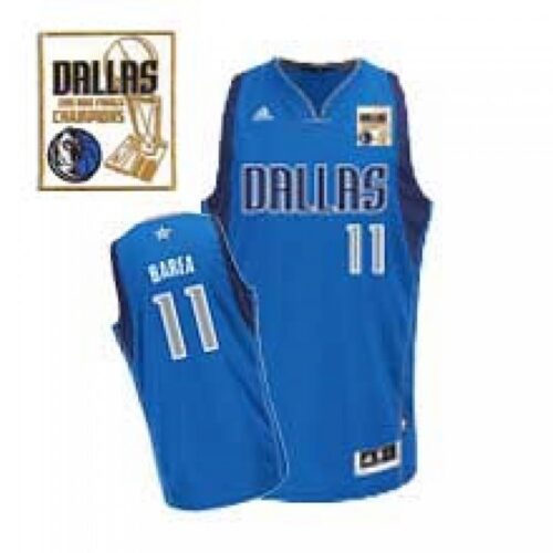 6864634c561a3_1 Mavericks Champion Patch #11 Jose Barea Baby Blue Revolution 30 Stitched Youth NBA Jersey