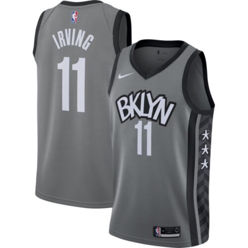 686463726dd8f_1 Youth Brooklyn Nets #11 Kyrie Irving Grey 2019 Stitched NBA Jersey