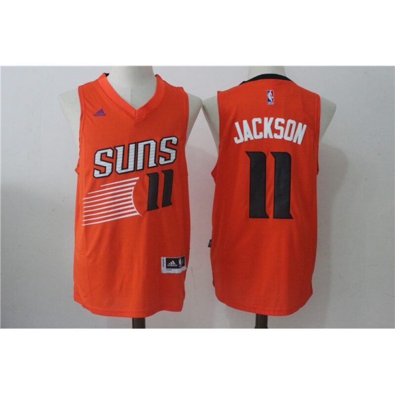 686463ff905da_1 Men's Phoenix Suns #11 Josh Jackson Orange Stitched NBA Jersey