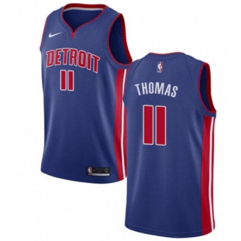 6864640ab3310_1 Men's Detroit Pistons #11 Isiah Thomas Blue Stitched NBA Jersey