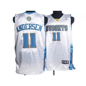 6864642f28562_1 Nuggets #11 Chris Andersen Stitched White NBA Jersey