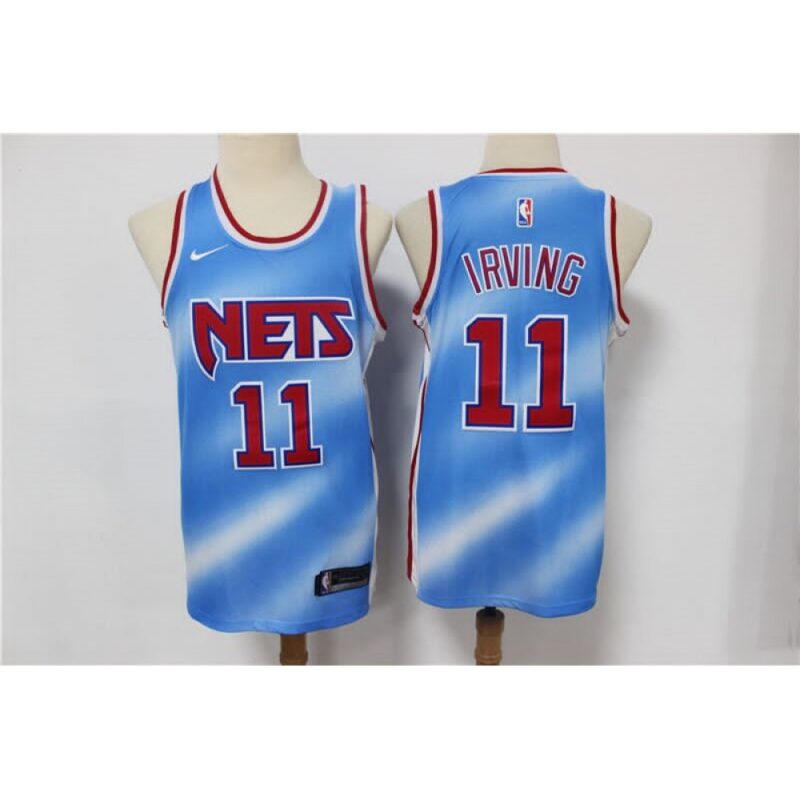 6864645440709_1 Men's Brooklyn Nets #11 Kyrie Irving 2020/21 Blue Stitched NBA Jersey