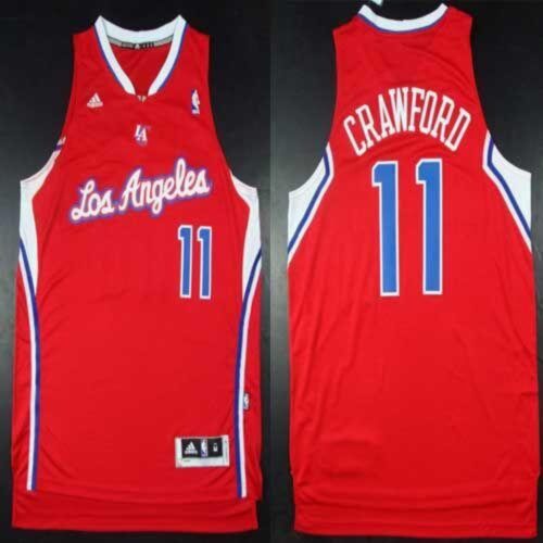 686464a753273_1 Clippers #11 Jamal Crawford Red Road Stitched NBA Jersey