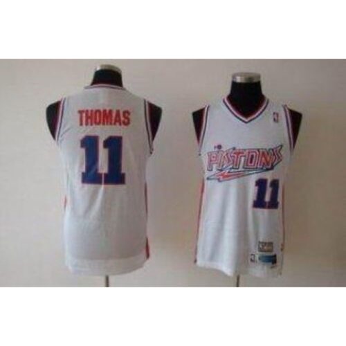 68646527f04db_1 Pistons #11 Isiah Thomas White Swingman Throwback Stitched NBA Jersey