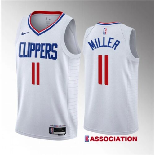 686465ac37c84_1 Men's Los Angeles Clippers #11 Jordan Miller White 2023 Draft Association Edition Stitched Jersey