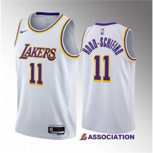 686465bb4ad32_1 Men's Los Angeles Lakers #11 Jalen Hood-Schifino White 2023 Draft Association Edition Stitched Basketball Jersey