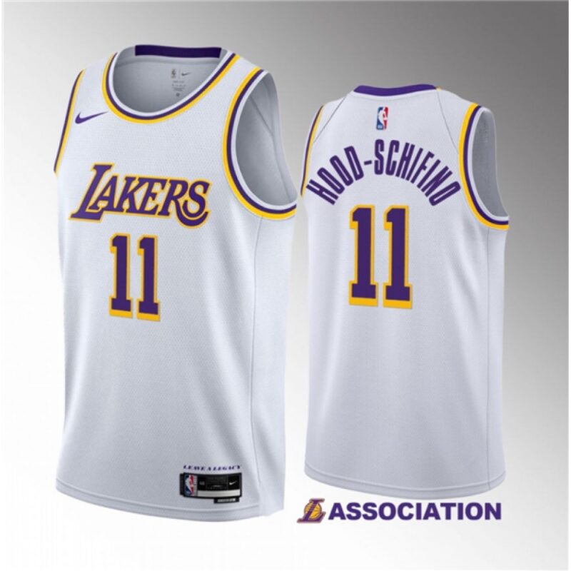 686465bb4ad32_1 Men's Los Angeles Lakers #11 Jalen Hood-Schifino White 2023 Draft Association Edition Stitched Basketball Jersey