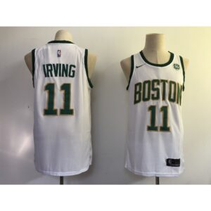686465d8e87af_1 Men's Boston Celtics #11 Kyrie Irving White 2018/19 City Edition Swingman Stitched NBA Jersey