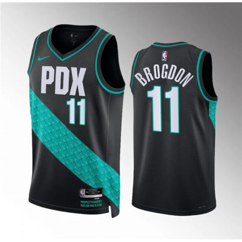 686465e097e57_1 Men's Portland Trail Blazers #11 Malcolm Brogdon 2022/23 Black City Edition Stitched Basketball Jersey