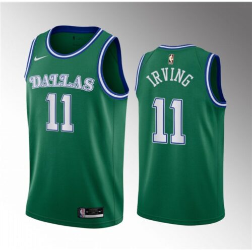 6864661fbd6f2_1 Men's Dallas Mavericks #11 Kyrie Irving Green Classic Edition Stitched Basketball Jersey