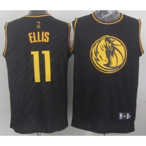 6864662401381_1 Mavericks #11 Monta Ellis Black Precious Metals Fashion Stitched NBA Jersey