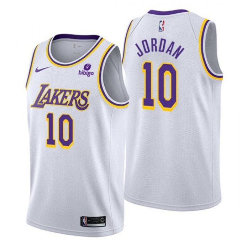 6864669c9fb16_1 Men's Los Angeles Lakers #10 Deandre Jordan White Stitched Jersey