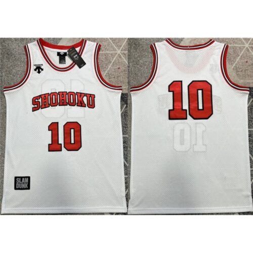 68646712bcfad_1 Men's Shohoku #10 Sakuragi Hanamichi White Stitched Basketball Jersey