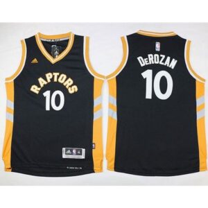 68646739a739d_1 Raptors #10 DeMar DeRozan Black Youth Stitched NBA Jersey