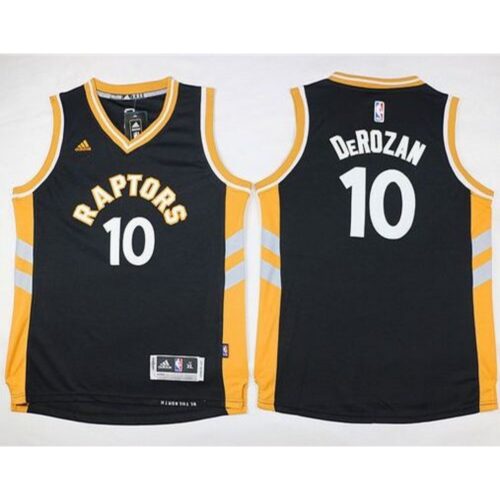 68646739a739d_1 Raptors #10 DeMar DeRozan Black Youth Stitched NBA Jersey