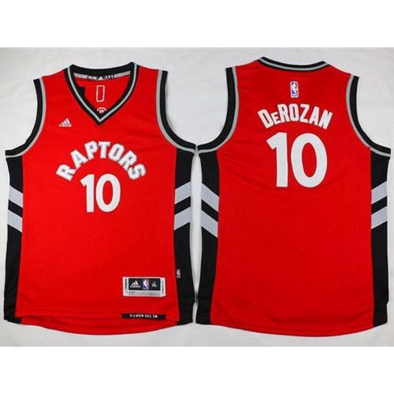 6864673c8dc4a_1 Raptors #10 DeMar DeRozan Red Youth Stitched NBA Jersey