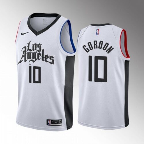 6864674b4caa3_1 Men's Los Angeles Clippers #10 Eric Gordon White City Edition Stitched Jersey