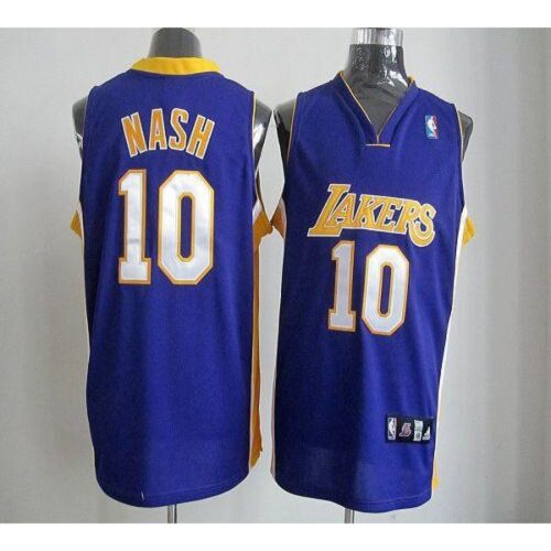 6864677fee0a1_1 Lakers #10 Steve Nash Purple Road Revolution 30 Stitched NBA Jersey