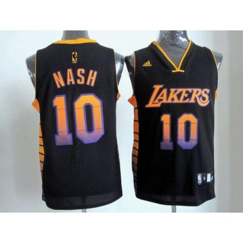 6864678ba820e_1 Lakers #10 Steve Nash Black Stitched NBA Vibe Jersey