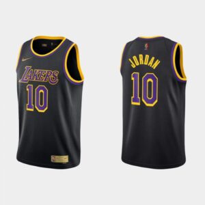 6864678f75a07_1 Men's Los Angeles Lakers #10 Deandre Jordan Black Stitched Jersey