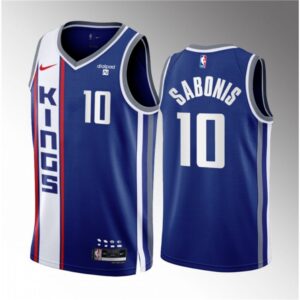 686467e163c9b_1 Men's Sacramento Kings #10 Domantas Sabonis Blue 2023/24 City Edition Stitched Basketball Jersey